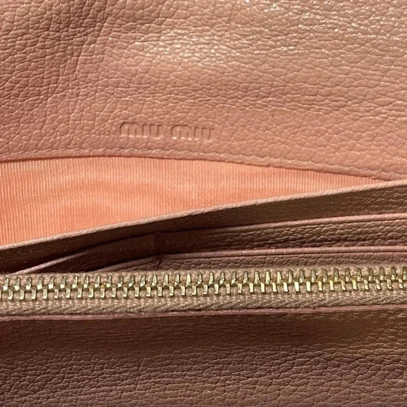 MIU MIU Two tone pink wallet - Picture 4 of 14